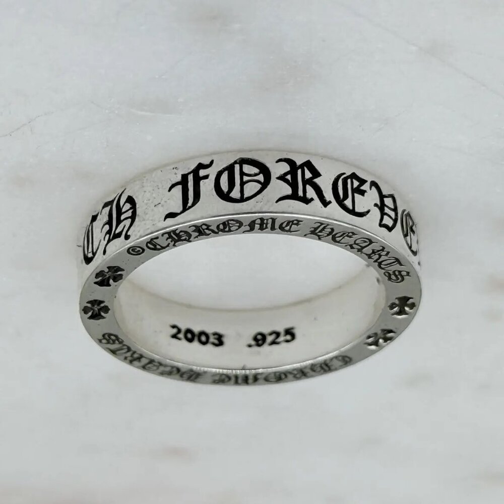 Chrome hearts Forever ring  Silver 925